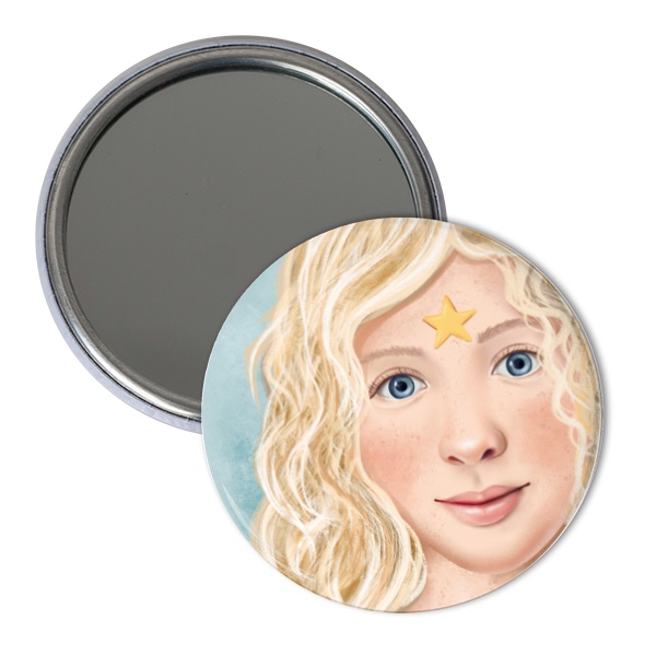 Zrcátko s potiskem Anděl pro šěstí