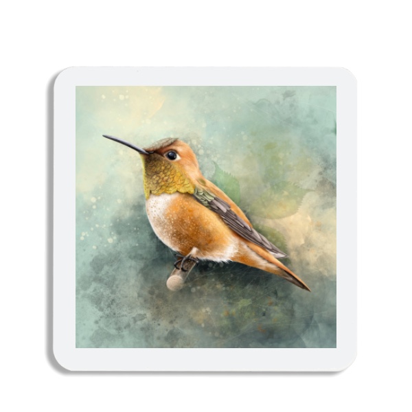 Kolibřík rezavolesklý - podtácek