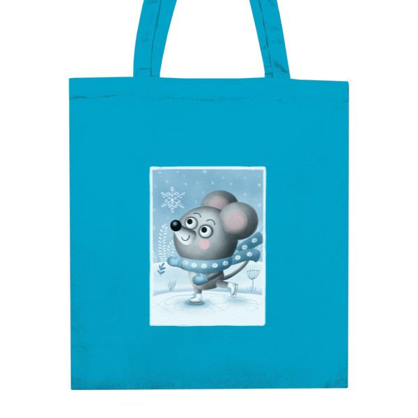 Nákupní taška unisex s potiskem Taška s myškou