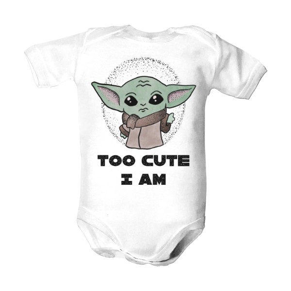 Dětské body s potiskem To Cute I Am