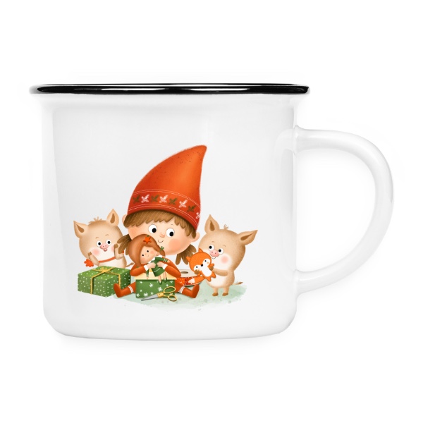 Vánoce - skřítek a zvířátka