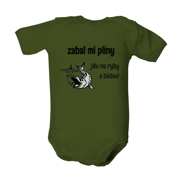 Dětské body s potiskem zabal mi plíny
