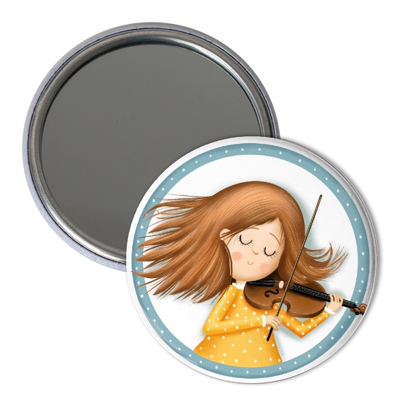 Zrcátko s potiskem Zrcátko holčička